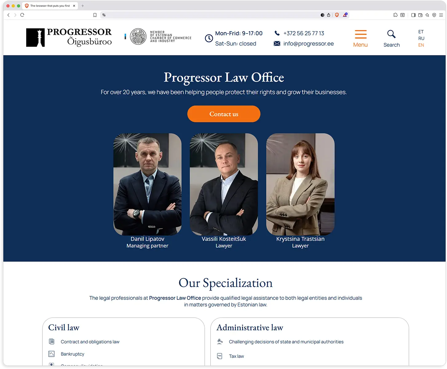 Law Firm Website Development